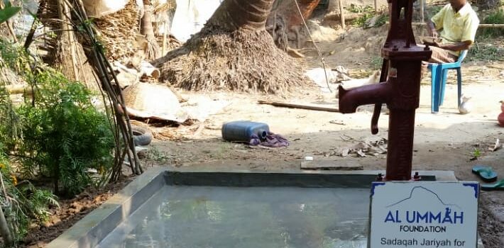 Hand water pump: Assamgaon, Biswambarpur, Sunamganj, Bangladesh