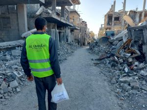 Gaza food distribution