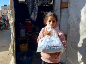 Gaza food distribution