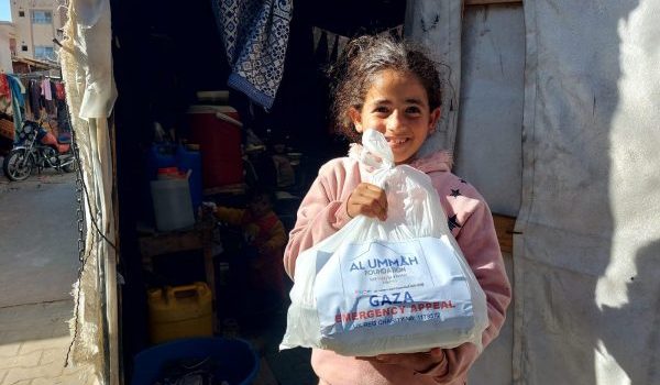 Gaza food distribution