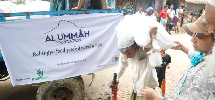 Feed the Rohingya food pack distribution 2020